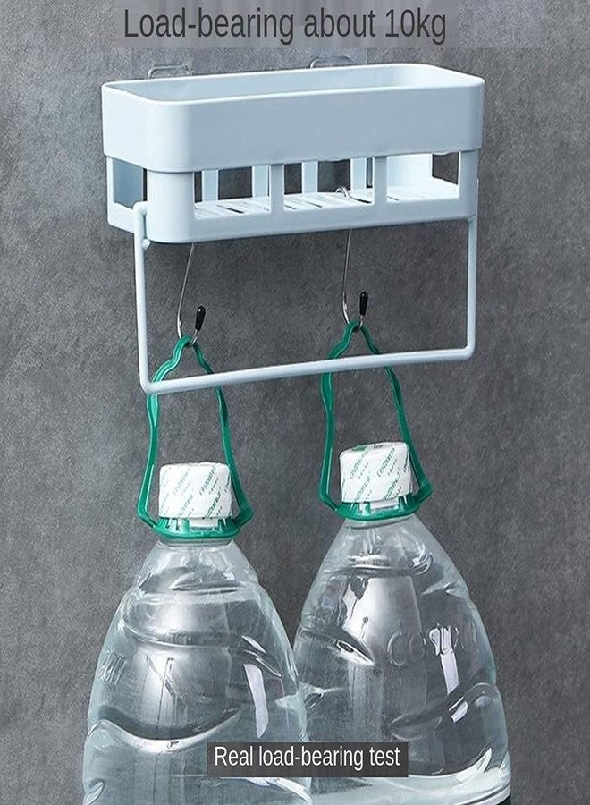 رايلان مجموعة ريلان لإكسسوارات الحمام (4 قطع): منظم حمام، رف حمام، رف حائط للحمام، حامل حمام، رف حمام ذاتي اللصق، إكسسوارات حمام، رفوف ووحدات تخزين للحمام. - Image 4